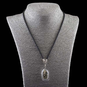 Collier Pendentif Ganesh éléphant En Acier Inoxydable Argenté - Chaîne 60cm, Neuf Avec étiquettes, Thème Hindou