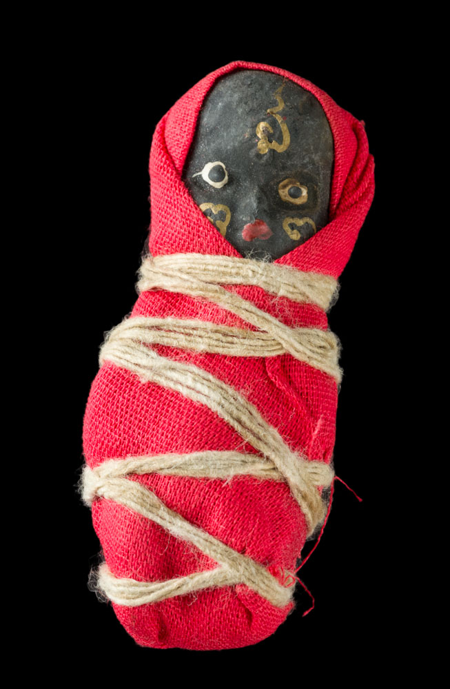 Poupée Vaudou Thaïlandaise Kuman Thong – Amulette à 2 Têtes, 11 Cm