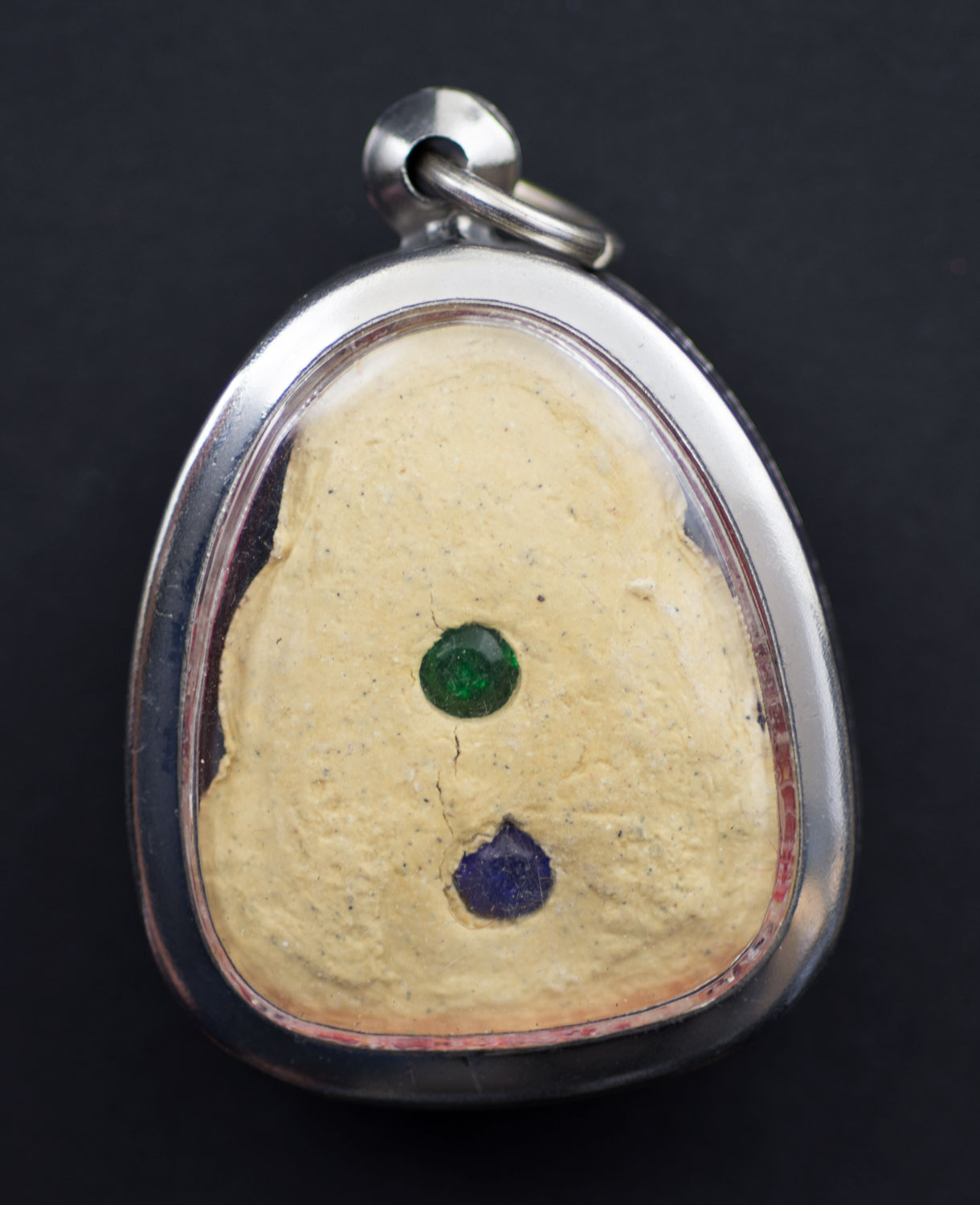 Amulette Thaïe Phra Pidta Bouddha Yeux Fermés En Leklai - Talisman Ancien 1791
