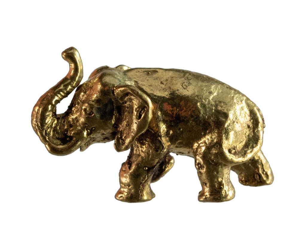Peili Amulette Mauvais Œil Éléphant Bleu Métal 26cm - Décoration Suspendue Protection